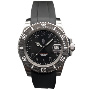 Zman Watch Rubber Carbon forged