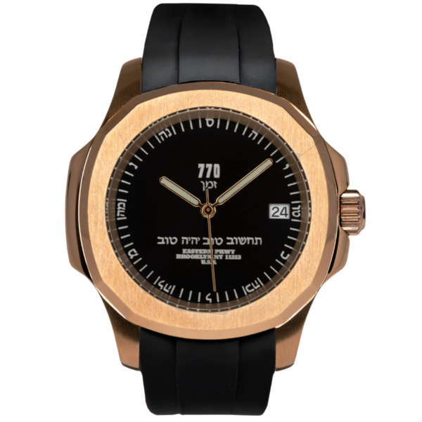 Zman Watch 770 rose gold rubber